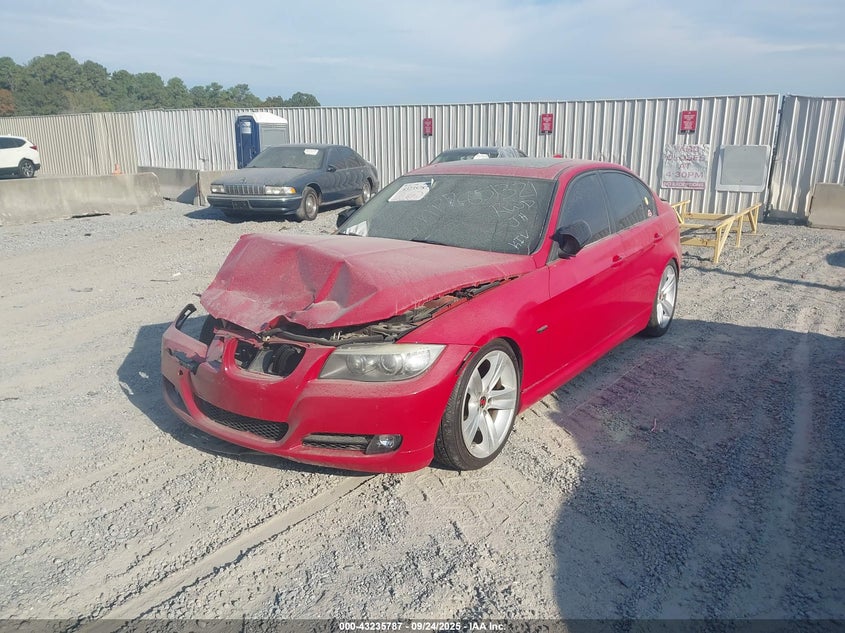 2011 BMW 328I red sedan gasoline WBAPH7C57BE851321 photo #3