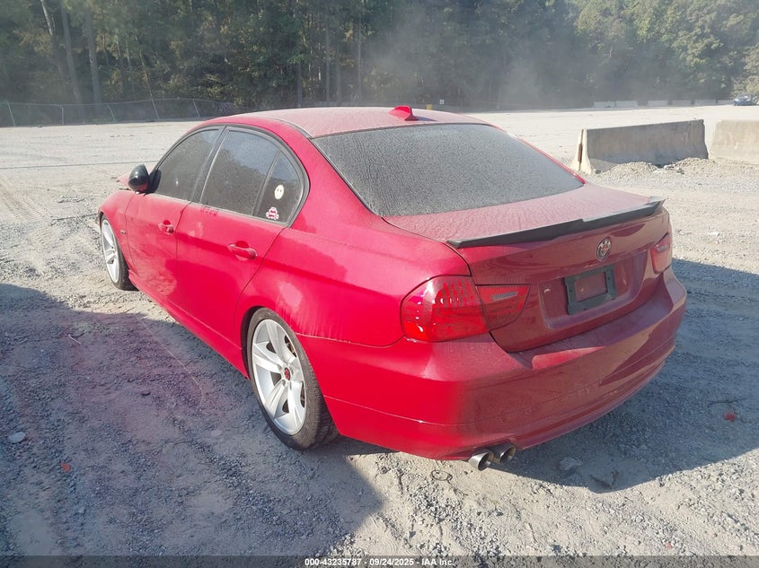 2011 BMW 328I red sedan gasoline WBAPH7C57BE851321 photo #4