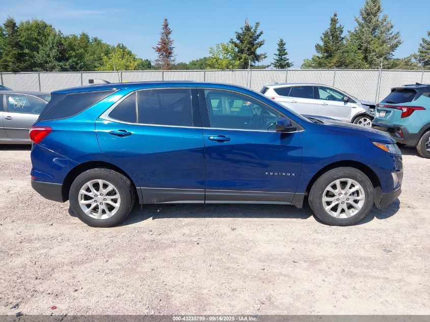 2020 Chevrolet Equinox Fwd Lt 1.5L Turbo VIN: 2GNAXKEV4L6213455 Lot: 43235799