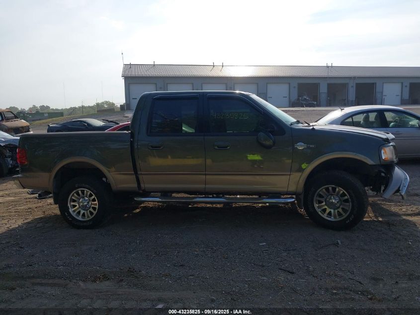 2003 Ford F-150 Lariat/Xlt VIN: 1FTRW08L13KC12449 Lot: 43235825