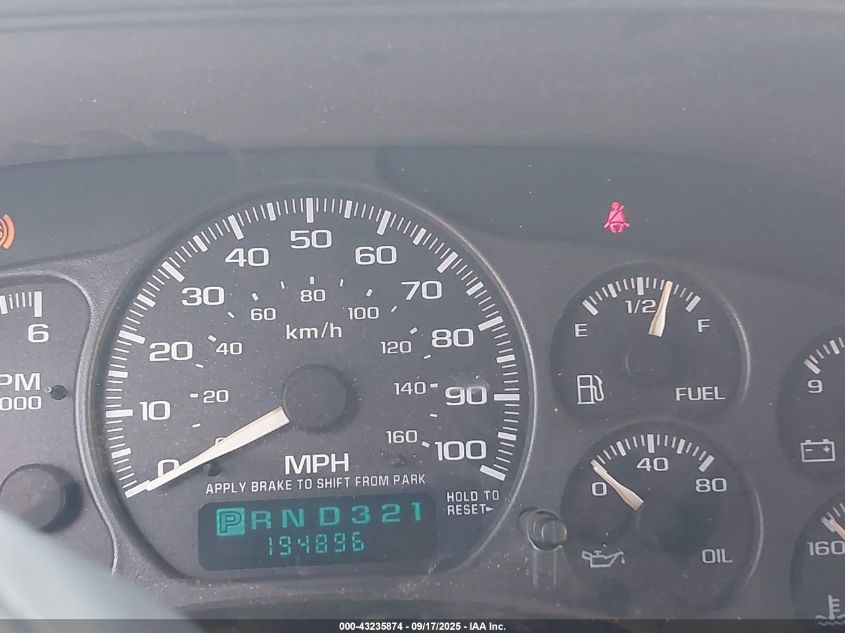 2002 Chevrolet Silverado 1500Hd Ls VIN: 1GCGC13U92F210946 Lot: 43235874