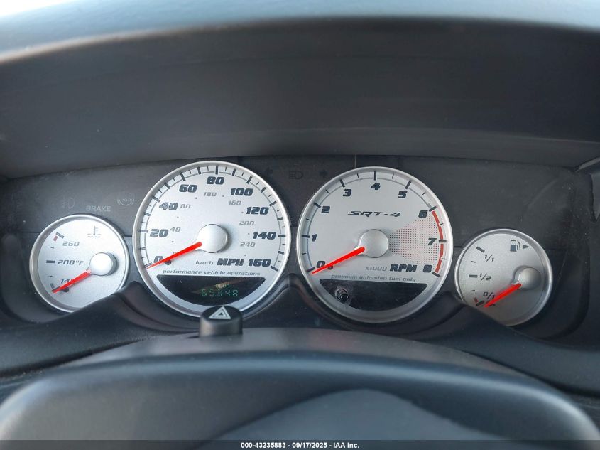 2005 Dodge Srt4 VIN: 1B3AS66S15D255509 Lot: 43235883