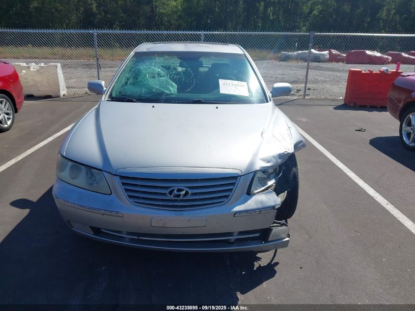 2006 Hyundai Azera Limited/Se VIN: KMHFC46F96A133634 Lot: 43235895