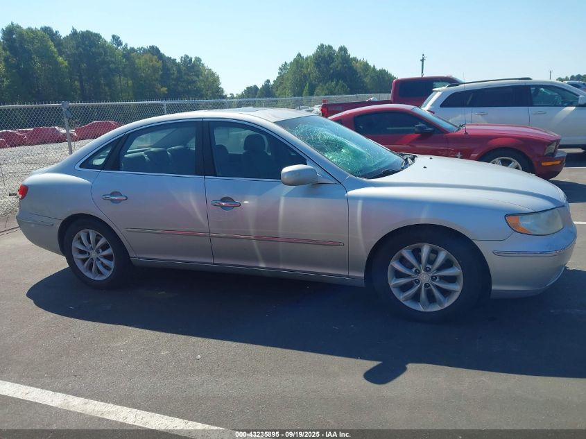 2006 Hyundai Azera Limited/Se VIN: KMHFC46F96A133634 Lot: 43235895