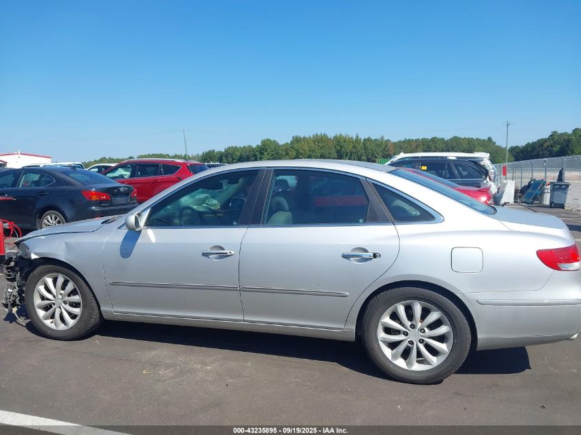 2006 Hyundai Azera Limited/Se VIN: KMHFC46F96A133634 Lot: 43235895