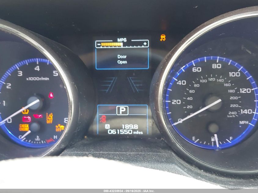 2019 Subaru Legacy 2.5I Premium VIN: 4S3BNAF65K3017261 Lot: 43235934