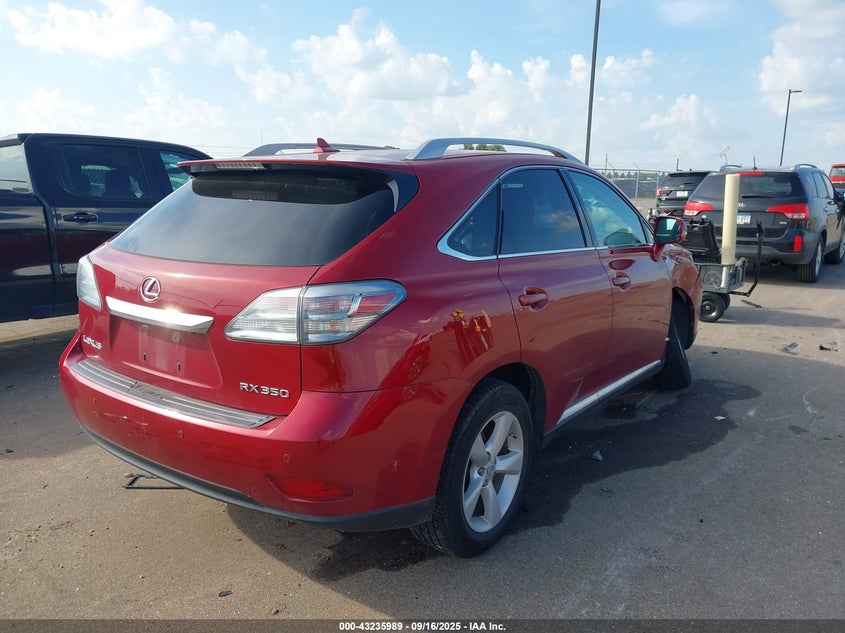 2T2BK1BA2AC023863 2010 LEXUS RX photo no. 4
