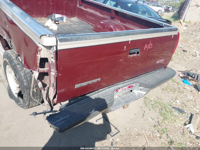 1998 GMC Sierra 2500 Hd Sl VIN: 1GTGK29J6WE501048 Lot: 43236033