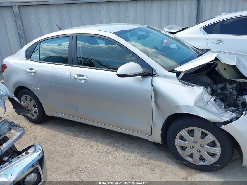 2022 Kia Rio Lx VIN: 3KPA24AD0NE437874 Lot: 43236053