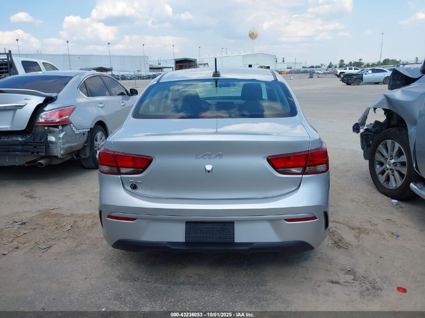 2022 Kia Rio Lx VIN: 3KPA24AD0NE437874 Lot: 43236053