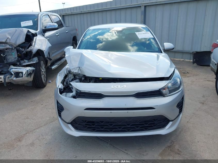 2022 Kia Rio Lx VIN: 3KPA24AD0NE437874 Lot: 43236053