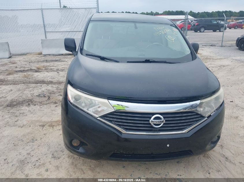 2014 Nissan Quest Sv VIN: JN8AE2KP4E9102663 Lot: 43236064