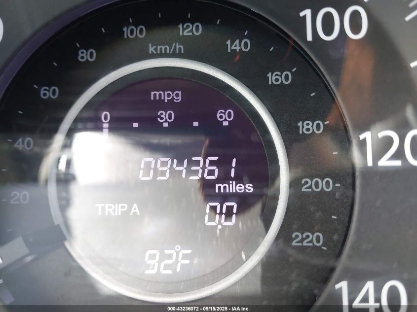 2013 Honda Cr-V Lx VIN: 2HKRM3H38DH501044 Lot: 43236072