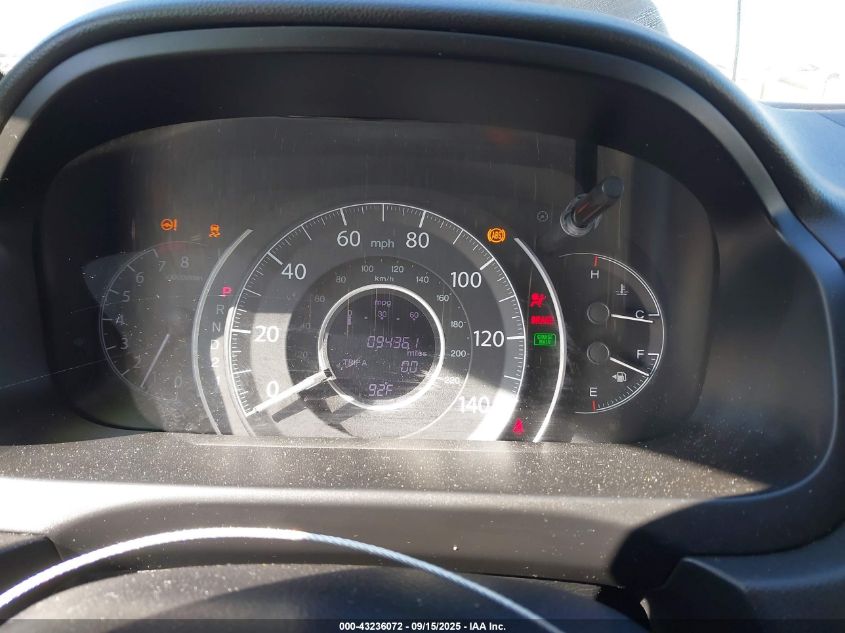 2013 Honda Cr-V Lx VIN: 2HKRM3H38DH501044 Lot: 43236072