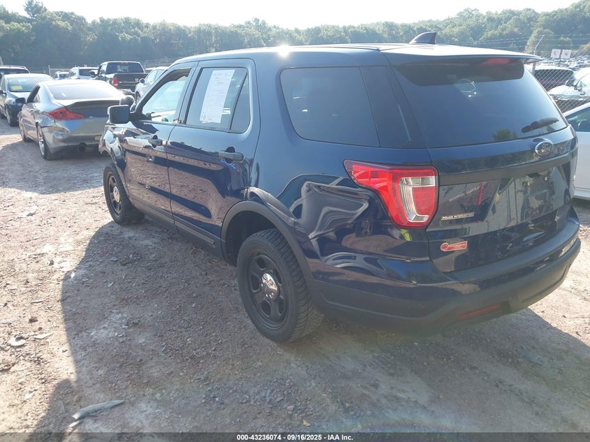 2019 FORD POLICE INTERCEPTOR - 1FM5K8AR2KGA79057