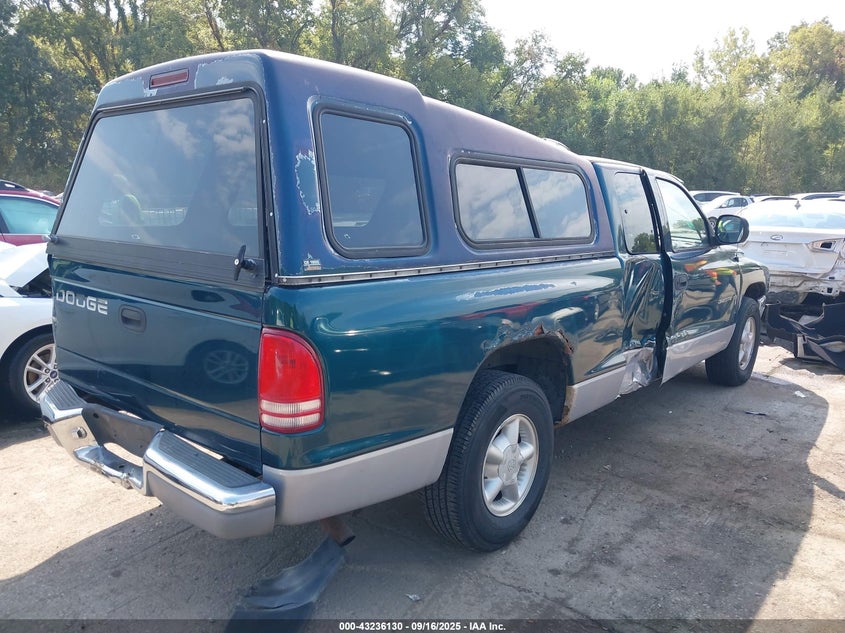 1B7GL22X7WS729427 1998 DODGE DAKOTA photo no. 4