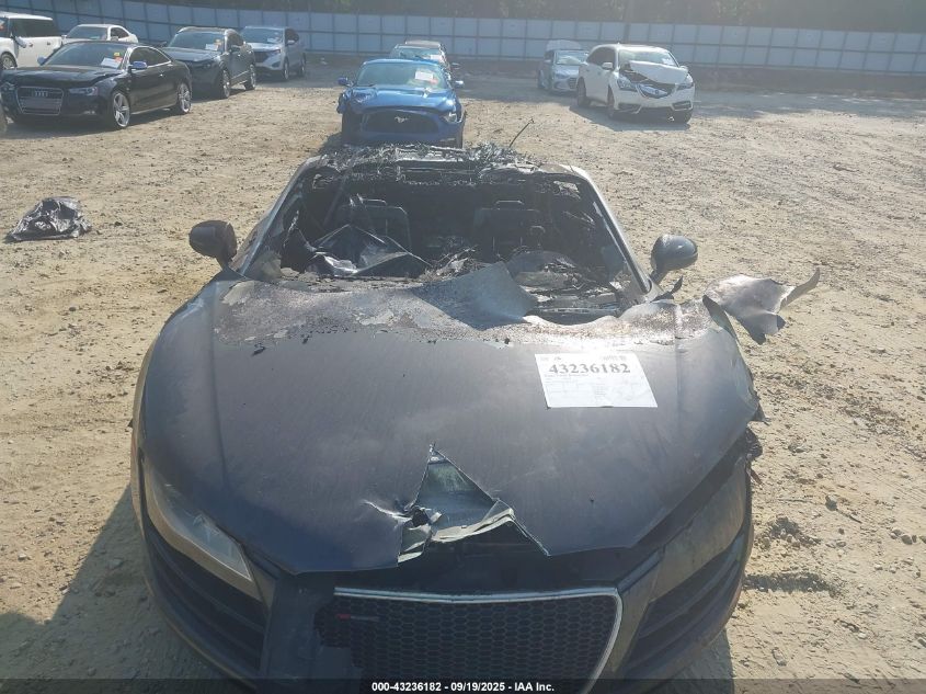 2011 Audi R8 5.2 VIN: WUAVNAFG4BN001078 Lot: 43236182