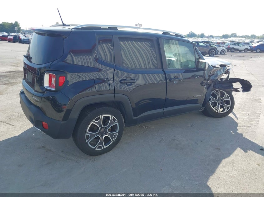 2017 JEEP RENEGADE LIMITED 4X4 - ZACCJBDB0HPF09965