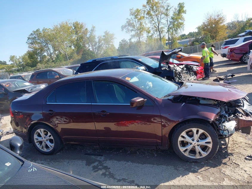 2012 Ford Fusion Se VIN: 3FAHP0HA1CR180661 Lot: 43236202