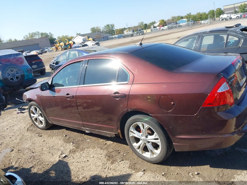 2012 Ford Fusion Se VIN: 3FAHP0HA1CR180661 Lot: 43236202