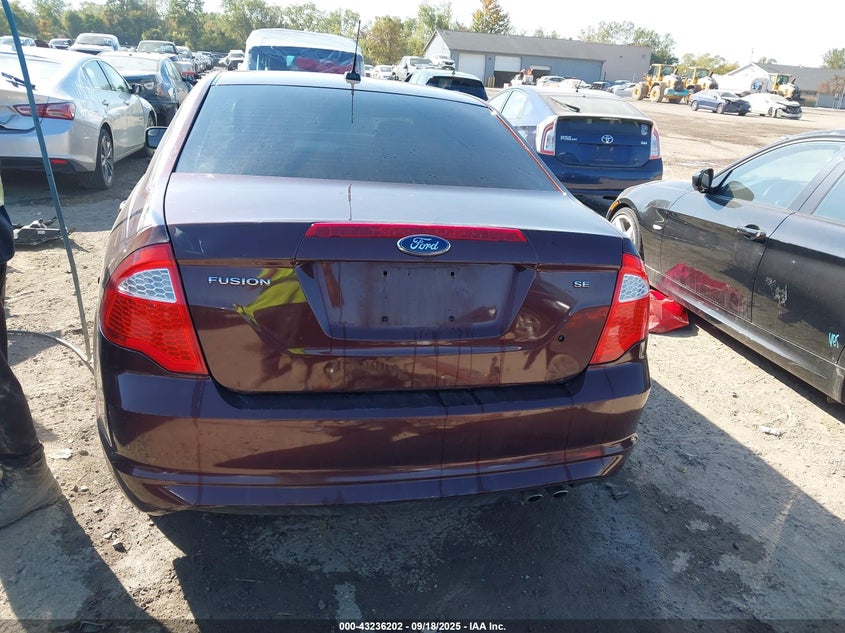 2012 Ford Fusion Se VIN: 3FAHP0HA1CR180661 Lot: 43236202