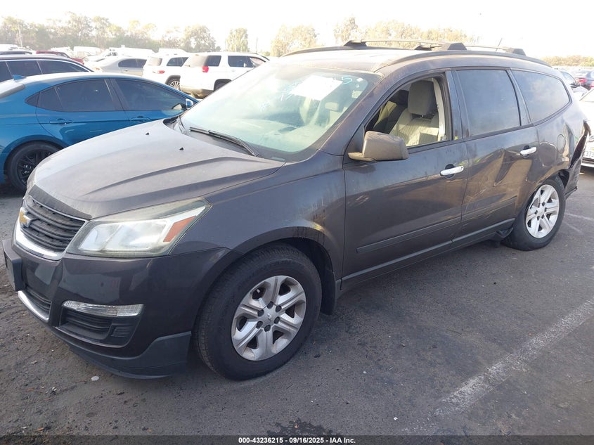 2017 CHEVROLET TRAVERSE LS - 1GNKRFED8HJ316482