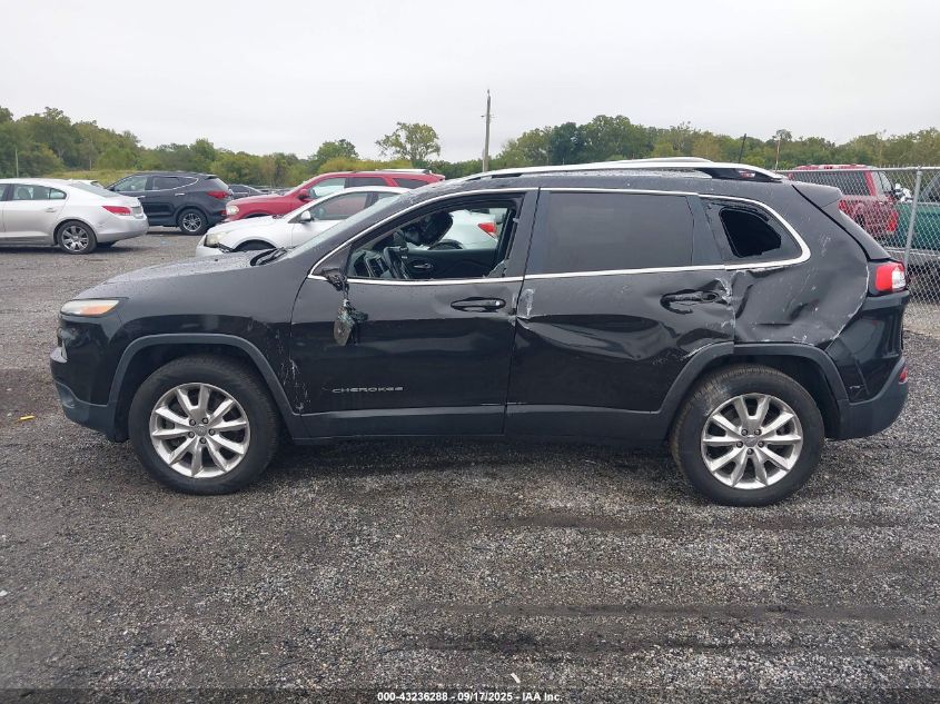 2016 Jeep Cherokee Limited VIN: 1C4PJMDB3GW151873 Lot: 43236288