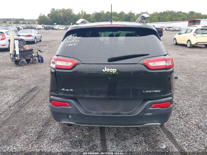 2016 Jeep Cherokee Limited VIN: 1C4PJMDB3GW151873 Lot: 43236288