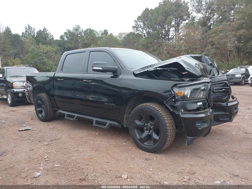 2019 Ram 1500 Big Horn/Lone Star 4X4 5'7 Box VIN: 1C6SRFFT8KN797002 Lot: 43236304