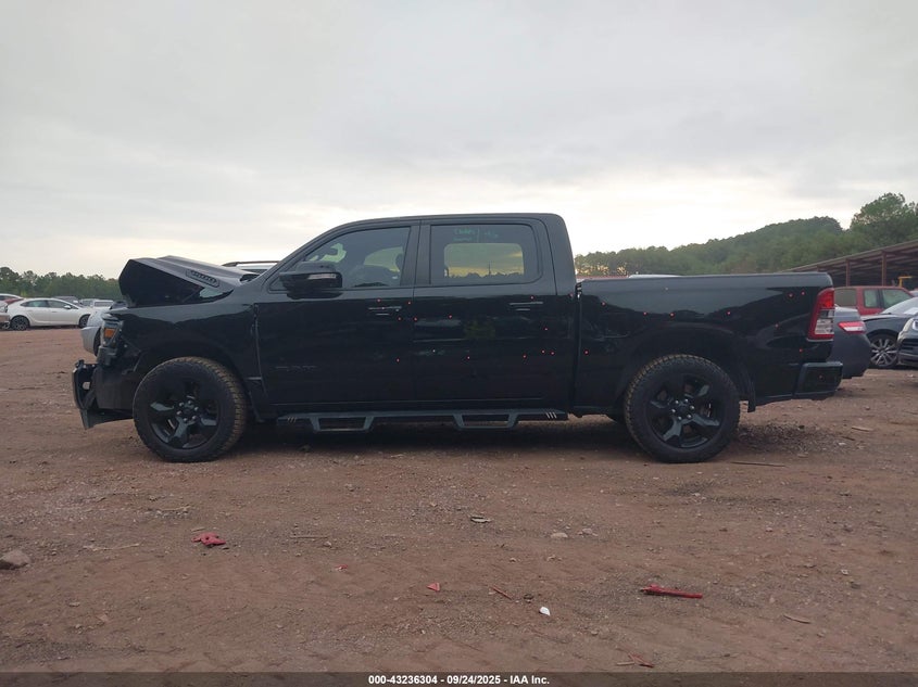 2019 Ram 1500 Big Horn/Lone Star 4X4 5'7 Box VIN: 1C6SRFFT8KN797002 Lot: 43236304