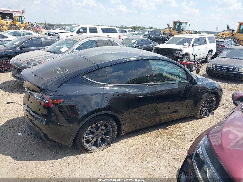 2024 Tesla Model Y Long Range Dual Motor All-Wheel Drive/Rwd VIN: 7SAYGDED9RF104506 Lot: 43236343