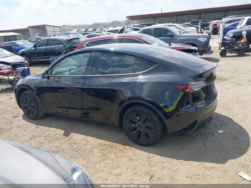 2024 Tesla Model Y Long Range Dual Motor All-Wheel Drive/Rwd VIN: 7SAYGDED9RF104506 Lot: 43236343
