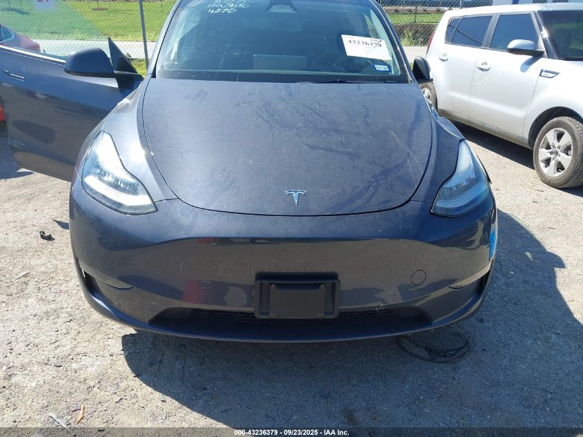 2023 Tesla Model Y Awd/Long Range Dual Motor All-Wheel Drive VIN: 7SAYGDEE4PA144270 Lot: 43236379