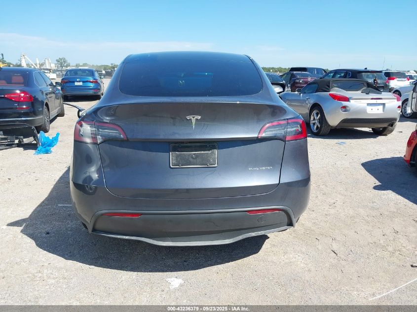 2023 Tesla Model Y Awd/Long Range Dual Motor All-Wheel Drive VIN: 7SAYGDEE4PA144270 Lot: 43236379