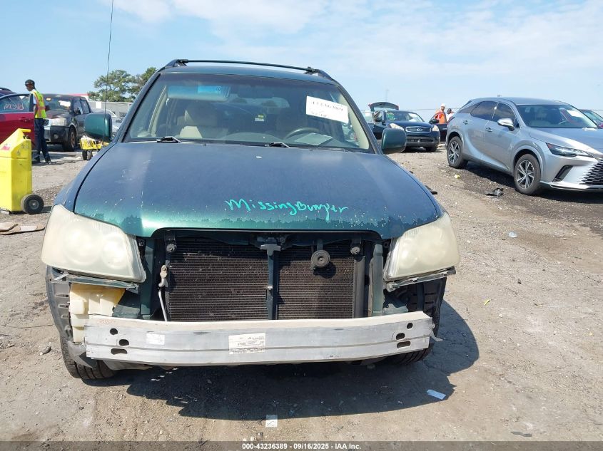 2001 Toyota Highlander V6 VIN: JTEGF21A210005973 Lot: 43236389