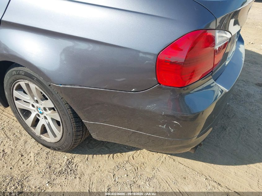 2007 BMW 328I VIN: WBAVC53557FZ75745 Lot: 43236408