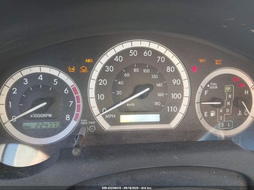 2004 Toyota Sienna Xle Limited VIN: 5TDBA22C54S000118 Lot: 43236415