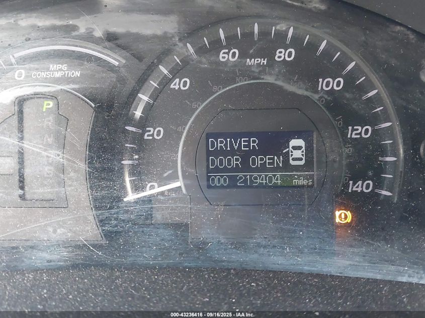 2008 Toyota Camry Hybrid VIN: 4T1BB46K28U034301 Lot: 43236416