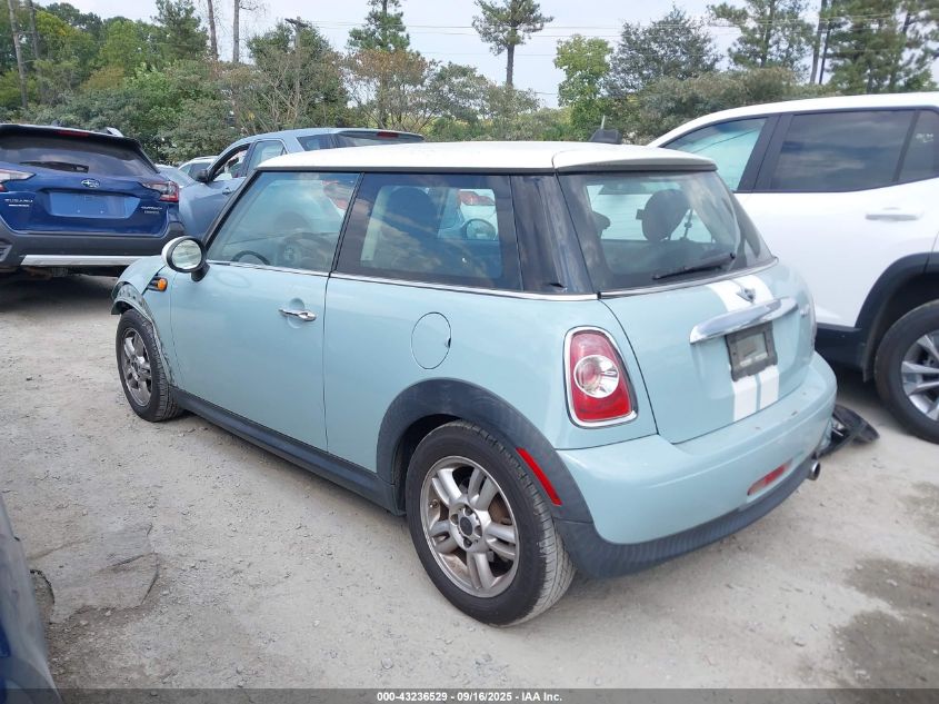 2012 Mini Cooper VIN: WMWSU3C59CT260581 Lot: 43236529