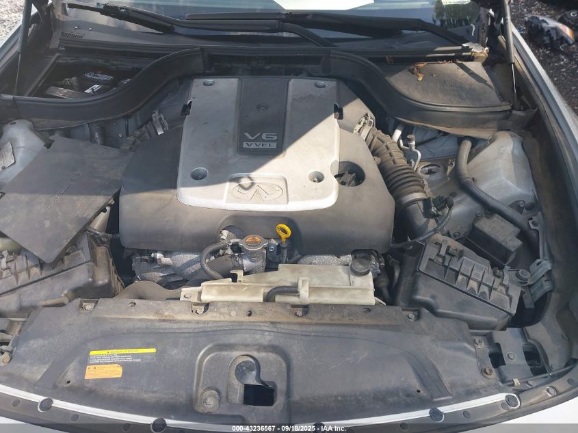 2010 Infiniti G37X VIN: JN1CV6AR1AM252920 Lot: 43236567