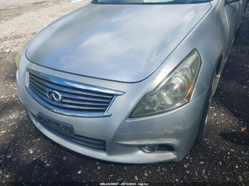2010 Infiniti G37X VIN: JN1CV6AR1AM252920 Lot: 43236567