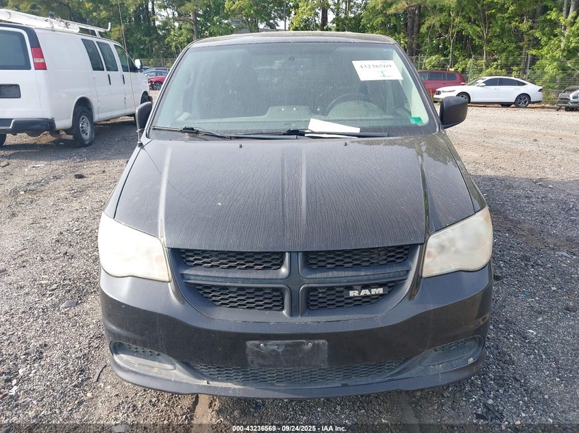 2013 Ram Cargo Tradesman VIN: 2C4RRGAG1DR557142 Lot: 43236569