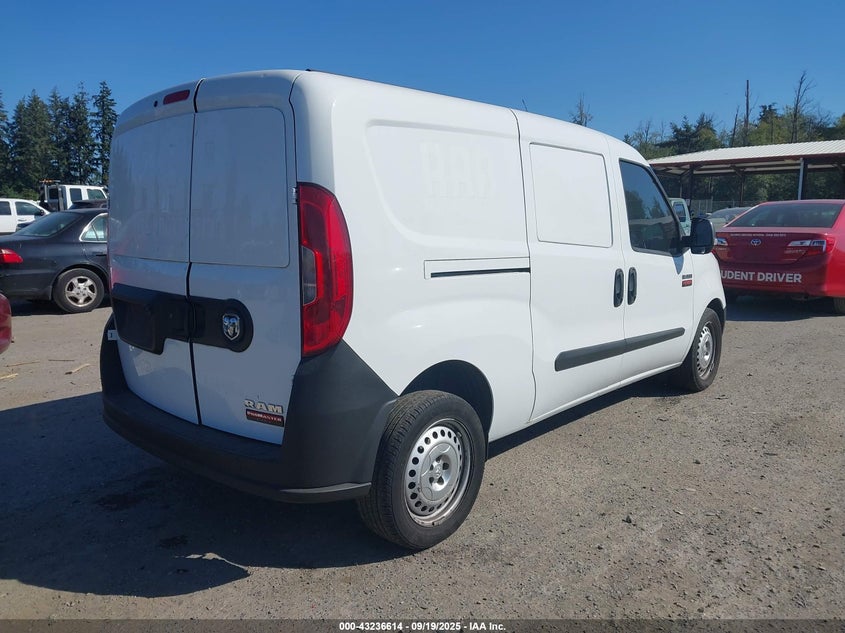 Vin: zfbhrfab1k6n22277, lot: 43731150, ram promaster city tradesman 20194