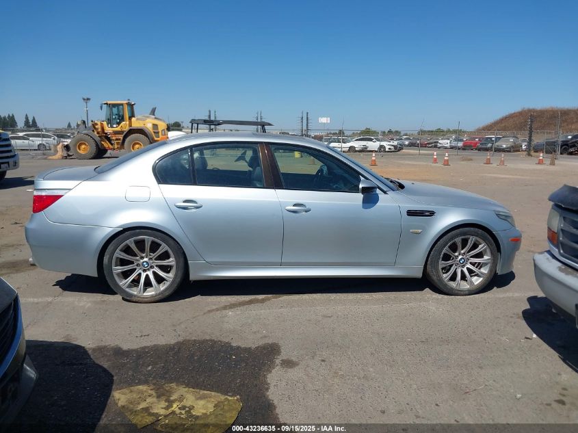 2008 BMW M5 VIN: WBSNB93558CX08579 Lot: 43236635