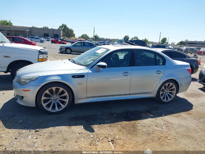 2008 BMW M5 VIN: WBSNB93558CX08579 Lot: 43236635