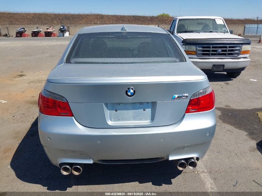 2008 BMW M5 VIN: WBSNB93558CX08579 Lot: 43236635
