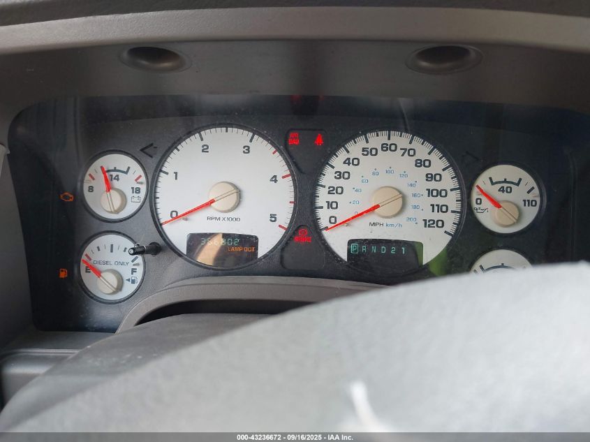 2005 Dodge Ram 2500 Slt/Laramie VIN: 3D7KR28C15G735877 Lot: 43236672