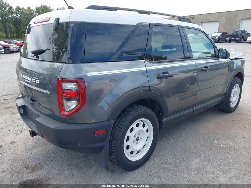 Vin: 3fmcr9g61rre31232, lot: 43731211, ford bronco sport heritage 20244