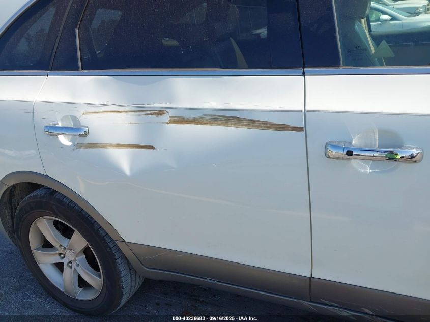 2007 Hyundai Veracruz Gls/Limited/Se VIN: KM8NU13C97U020865 Lot: 43236683