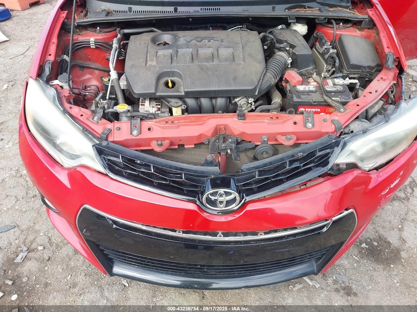 2014 Toyota Corolla S Plus VIN: 2T1BURHE9EC185681 Lot: 43236754